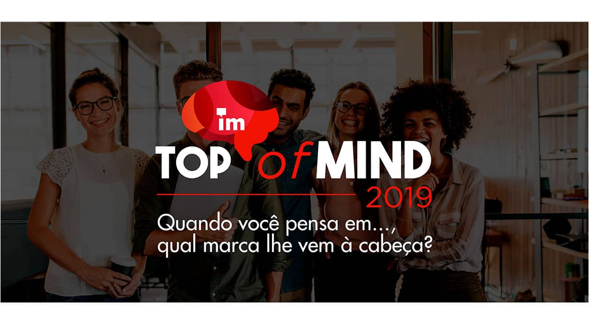 iMarketing apresenta os resultados da 16ª edição do Top of Mind, criado em 1999 pela então empresa Perspectiva, a segunda no País a realizar este estudo.